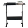 Removable P2 15MM Chipboard & Steel Side Table Black