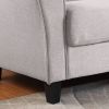 Modern Living Room Sofa Set Linen Upholstered Couch Furniture for Home or Office ,Light Grey,(1+2+3-Seat,Old Sku:SG000368AAA)