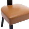 COOLMORE Wood Frame Armchair, Modern Accent Chair Lounge Chair for Living Room 2PC /SET