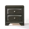 ACME Soteris Nightstand in Antique Gray 26543