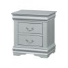 ACME Louis Philippe Nightstand in Platinum 26733