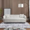 3 Seater Sofa Comfy Sofa for Living Room, Bouclé Couch Grey