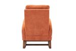 COOLMORE living room Comfortable rocking chair living room chair Orange