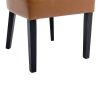 COOLMORE Wood Frame Armchair, Modern Accent Chair Lounge Chair for Living Room 2PC /SET