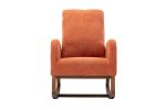 COOLMORE living room Comfortable rocking chair living room chair Orange