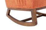 COOLMORE living room Comfortable rocking chair living room chair Orange