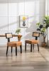 COOLMORE Wood Frame Armchair, Modern Accent Chair Lounge Chair for Living Room 2PC /SET