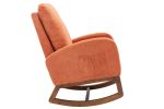 COOLMORE living room Comfortable rocking chair living room chair Orange