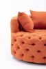 Modern&nbsp; Akili swivel accent chair&nbsp; barrel chair&nbsp; for hotel living room / Modern&nbsp; leisure chair&nbsp;Orange