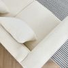 81.5-Inch Oversized Corner Sofa, L-Shaped Sectional Couch, 5-Seater Corner Sofas with 3 Cushions for Living Room, Bedroom, Apartment, Office