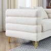 81.5-Inch Oversized Corner Sofa, L-Shaped Sectional Couch, 5-Seater Corner Sofas with 3 Cushions for Living Room, Bedroom, Apartment, Office
