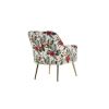 Modern Mid Century Chair velvet Sherpa Armchair for Living Room Bedroom Office Easy Assemble