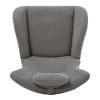 Rocking Chair - with rubber leg and cashmere fabric, suitable for living room and bedroom